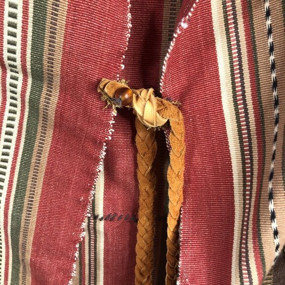 Vintage Handmade Vest One Size Western Art to Wear Mexican Boho Artsy Cross - Picture 11 of 16